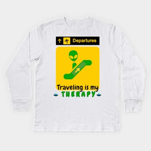 Travel Kids Long Sleeve T-Shirt